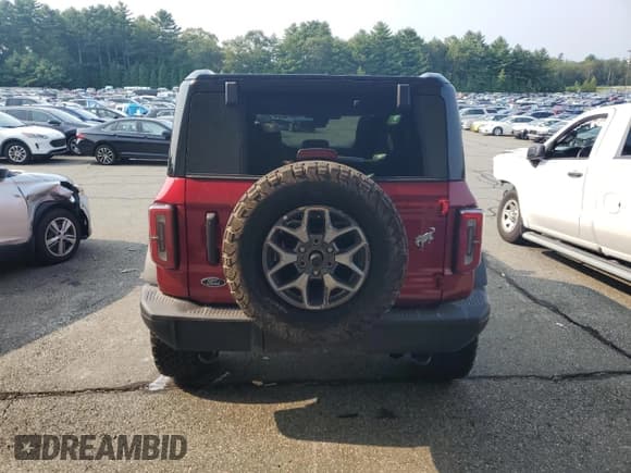 ✅ 2025 Ford Bronco Badlands • VIN: 1FMEE9BP1SLA57648 • Lot: 67283265. Listed on Copart with 5,104 mi. Free auction sales archive from the USA and detailed vehicle history report at DreamBid. Image 6.