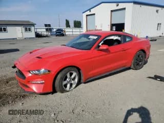 ✅ 2018 Ford Mustang EcoBoost • VIN: 1FA6P8TH5J5114947 • Lot: 80144015. Listed on Copart with 71,097 mi. Free auction sales archive from the USA and detailed vehicle history report at DreamBid. Image 1.