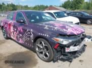 ✅ 2017 Alfa Romeo Giulia Ti • VIN: ZARFAEEN9H7553571 • Lot: 42637939. Listed on IAAI with 75,509 mi. Free auction sales archive from the USA and detailed vehicle history report at DreamBid. Image 1.