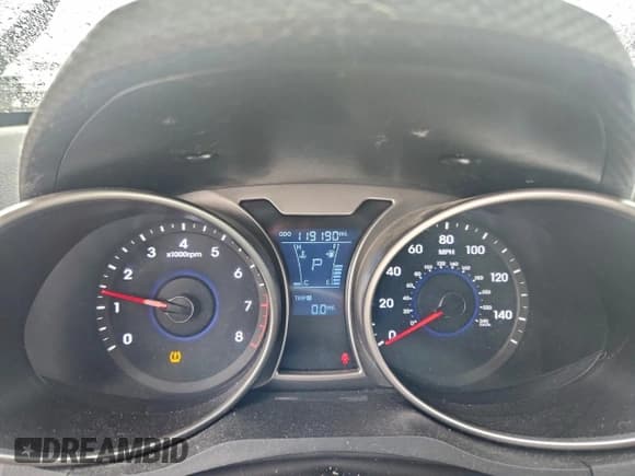 ✅ 2013 Hyundai Veloster w/Black Int • VIN: KMHTC6AD0DU165534 • Lot: 93820185. Listed on Copart with 119,190 mi. Free auction sales archive from the USA and detailed vehicle history report at DreamBid. Image 9.