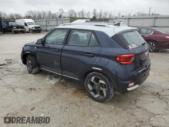 ✅ 2022 Hyundai Venue SEL • VIN: KMHRC8A3XNU151347 • Lot: 81422234. Listed on Copart with 47,205 mi. Free auction sales archive from the USA and detailed vehicle history report at DreamBid. Image 2.