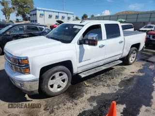 ✅ 2015 Chevrolet Silverado 1500 LTZ • VIN: 3GCUCSEC5FG508444 • Lot: 81286505. Listed on Copart with 154,990 mi. Free auction sales archive from the USA and detailed vehicle history report at DreamBid. Image 1.