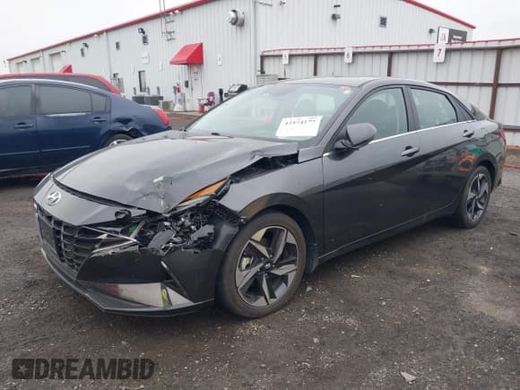 ✅ 2023 Hyundai Elantra Limited • VIN: 5NPLP4AG9PH114846 • Lot: 43574177. Listed on IAAI with Not provided. Free auction sales archive from the USA and detailed vehicle history report at DreamBid. Image 2.