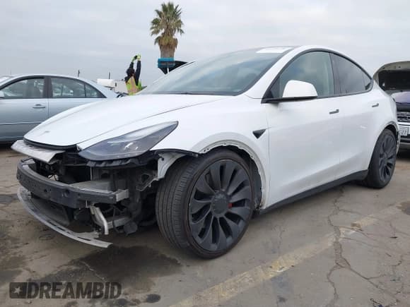 ✅ 2022 Tesla Model Y Performance • VIN: 7SAYGDEF7NF403813 • Lot: 41450646. Listed on IAAI with 76,546 mi. Free auction sales archive from the USA and detailed vehicle history report at DreamBid. Image 20.