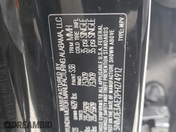 ✅ 2023 Hyundai Tucson Limited • VIN: 5NMJE3AE2PH274912 • Lot: 68886504. Wystawiony na Copart z przebiegiem 27 277 mil. Bezpłatny archiwum sprzedaży aukcyjnych z USA i szczegółowy raport historii pojazdu na DreamBid. Zdjęcie 14.