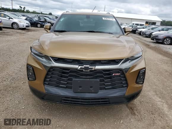 2019 Chevrolet Blazer RS with VIN 3GNKBJRS9KS612519, listed as a Copart auction lot 63674114 with 29,357 mi miles and Salvage title. Bid and sale history available at DreamBid. Image 5.