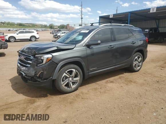 ✅ 2020 GMC Terrain SLT • VIN: 3GKALVEV0LL192836 • Лот: 57177325. Опубликован ранее на Copart с пробегом 59 695 миль. Бесплатный доступ к архиву аукционных продаж из США и подробный отчёт об истории автомобиля на DreamBid. Изображение 1.