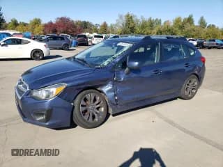 ✅ 2012 Subaru Impreza Special Sports Premium • VIN: JF1GPAL67CG209141 • Lot: 82507855. Listed on Copart with 123,946 mi. Free auction sales archive from the USA and detailed vehicle history report at DreamBid. Image 1.