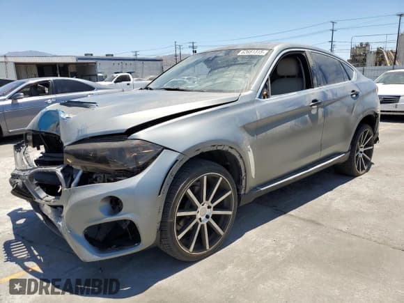 ✅ 2016 BMW X6 sDrive35i • VIN: 5UXKU0C51G0F92945 • Lot: 62681315. Listed on Copart with 23,460 mi. Free auction sales archive from the USA and detailed vehicle history report at DreamBid. Image 1.