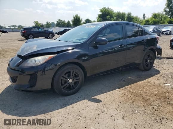 ✅ 2013 Mazda 3 GX • VIN: JM1BL1UF3D1839547 • Lot: 66494705. Listed on Copart with 183,555 mi. Free auction sales archive from the USA and detailed vehicle history report at DreamBid. Image 1.