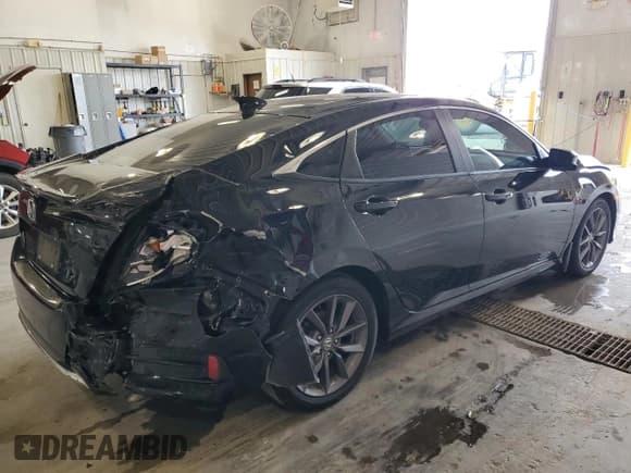 ✅ 2020 Honda Civic EX-L • VIN: 19XFC1F70LE007750 • Lot: 85940445. Listed on Copart with 77,633 mi. Free auction sales archive from the USA and detailed vehicle history report at DreamBid. Image 3.