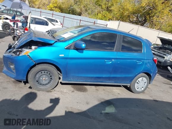 ✅ 2023 Mitsubishi Mirage ES • VIN: ML32AUHJ1PH001697 • Lot: 43633392. Listed on IAAI with 50,520 mi. Free auction sales archive from the USA and detailed vehicle history report at DreamBid. Image 14.