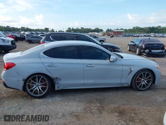 ✅ 2019 Genesis G70 Advanced • VIN: KMTG54LE3KU017337 • Лот: 43233127. Опубликован ранее на IAAI с пробегом 91 807 миль. Бесплатный доступ к архиву аукционных продаж из США и подробный отчёт об истории автомобиля на DreamBid. Изображение 13.