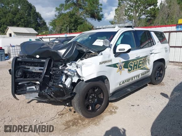 ✅ 2023 Chevrolet Tahoe Commercial • VIN: 1GNSCLED4PR177466 • Lot: 43383706. Listed on IAAI with 67,037 mi. Free auction sales archive from the USA and detailed vehicle history report at DreamBid. Image 2.