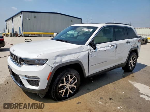 ✅ 2025 Jeep Grand Cherokee Limited • VIN: 1C4RJHBG9SC327897 • Lot: 81652855. Wystawiony na Copart z przebiegiem 4 612 mil. Bezpłatny archiwum sprzedaży aukcyjnych z USA i szczegółowy raport historii pojazdu na DreamBid. Zdjęcie 1.