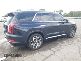 2022 Hyundai Palisade Calligraphy z VIN KM8R74HE7NU417833, wystawiony jako Copart lot #70877195 z przebiegiem 112 026 mil mil oraz Szkoda całkowita • Salvage title. Historia ofert i sprzedaży dostępna na DreamBid. Obrazek 3.