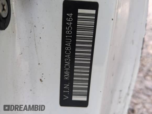 2010 Hyundai Accent GS z VIN KMHCM3AC8AU185464, wystawiony jako Copart lot #80889324 z przebiegiem 152 415 mil mil oraz Szkoda całkowita • Salvage title. Historia ofert i sprzedaży dostępna na DreamBid. Obrazek 12.