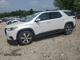 ✅ 2018 Chevrolet Traverse LT • VIN: 1GNEVHKW1JJ223187 • Lot: 64687454. Wystawiony na Copart z przebiegiem 86 946 mil. Bezpłatny archiwum sprzedaży aukcyjnych z USA i szczegółowy raport historii pojazdu na DreamBid. Zdjęcie 1.