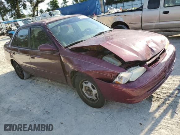 ✅ 1998 Toyota Corolla VE • VIN: 2T1BR18E8WC086662 • Lot: 80046455. Listed on Copart with 189,275 mi. Free auction sales archive from the USA and detailed vehicle history report at DreamBid. Image 4.