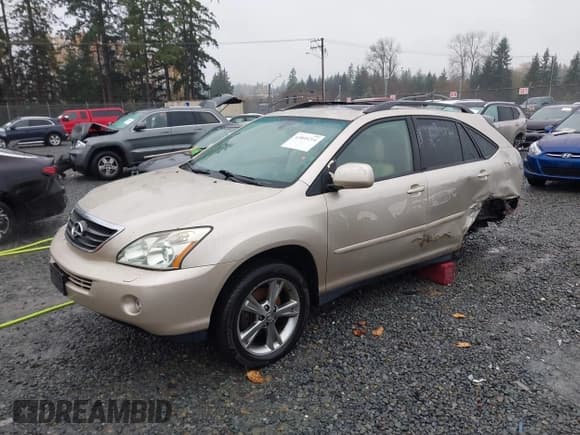 ✅ 2006 Lexus RX 400h • VIN: JTJHW31U760009918 • Lot: 43805214. Listed on IAAI with 258,487 mi. Free auction sales archive from the USA and detailed vehicle history report at DreamBid. Image 2.