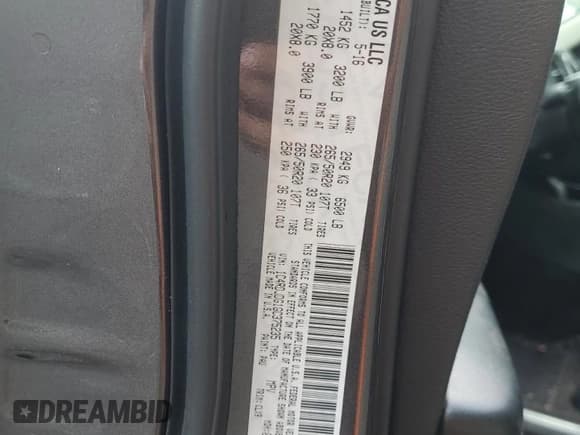 ✅ 2016 Dodge Durango Limited • VIN: 1C4RDJDG1GC375235 • Lot: 68102485. Wystawiony na Copart z przebiegiem 135 865 mil. Bezpłatny archiwum sprzedaży aukcyjnych z USA i szczegółowy raport historii pojazdu na DreamBid. Zdjęcie 13.