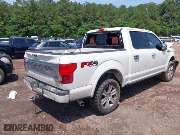 ✅ 2018 Ford F-150 XL • VIN: 1FTEW1EG9JFD28161 • Lot: 42254754. Listed on IAAI with 122,769 mi. Free auction sales archive from the USA and detailed vehicle history report at DreamBid. Image 4.