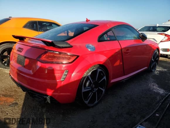 ✅ 2020 Audi TT RS • VIN: WUAASAFV5L1900613 • Lot: 78463504. Listed on Copart with Not provided. Free auction sales archive from the USA and detailed vehicle history report at DreamBid. Image 3.