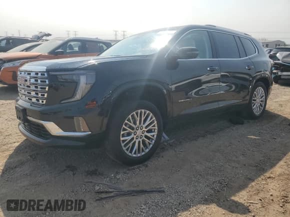 ✅ 2024 GMC Acadia FWD Denali • VIN: 1GKENLKS7RJ166213 • Lot: 71056014. Wystawiony na Copart z przebiegiem 8 093 mil. Bezpłatny archiwum sprzedaży aukcyjnych z USA i szczegółowy raport historii pojazdu na DreamBid. Zdjęcie 1.