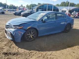 2023 Toyota Camry SE with VIN 4T1T11BK9PU077933, listed as a Copart auction lot 71161015 with 48,420 mi miles and Salvage title. Bid and sale history available at DreamBid. Image 1.