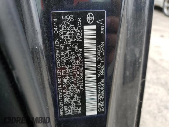 ✅ 2014 Scion iQ • VIN: JTNJJXB04EJ029974 • Lot: 48307365. Wystawiony na Copart z przebiegiem 102 901 mil. Bezpłatny archiwum sprzedaży aukcyjnych z USA i szczegółowy raport historii pojazdu na DreamBid. Zdjęcie 12.