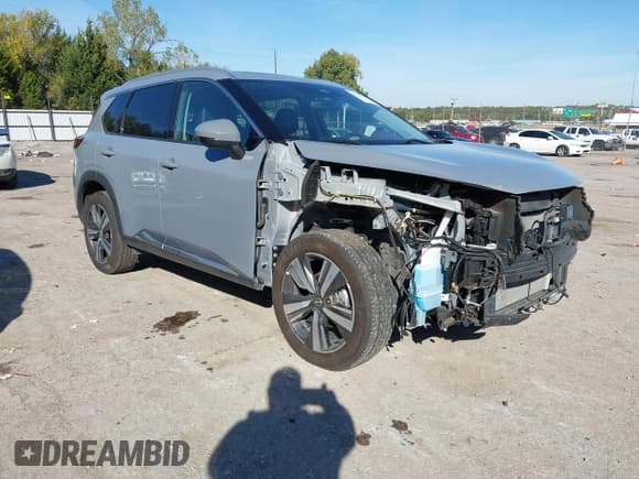 ✅ 2023 Nissan Rogue SL • VIN: 5N1BT3CB5PC805267 • Lot: 43492490. Listed on IAAI with 59,353 mi. Free auction sales archive from the USA and detailed vehicle history report at DreamBid. Image 1.