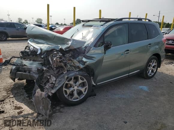 ✅ 2015 Subaru Forester Touring • VIN: JF2SJAWC6FH589046 • Лот: 59003625. Опубликован ранее на Copart с пробегом 73 689 миль. Бесплатный доступ к архиву аукционных продаж из США и подробный отчёт об истории автомобиля на DreamBid. Изображение 1.