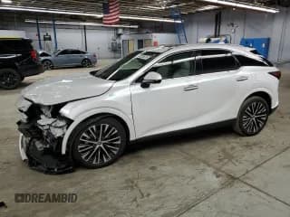 ✅ 2024 Lexus RX 350h Luxury • VIN: 2T2BBMCA4RC041034 • Лот: 60200635. Опубликован ранее на Copart с пробегом Не указан. Бесплатный доступ к архиву аукционных продаж из США и подробный отчёт об истории автомобиля на DreamBid. Изображение 1.