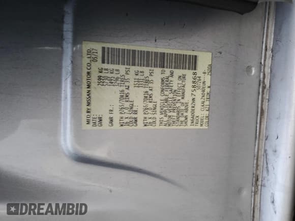 ✅ 2017 Nissan Frontier SV • VIN: 1N6AD0ER2HN758868 • Lot: 93145335. Listed on Copart with 184,918 mi. Free auction sales archive from the USA and detailed vehicle history report at DreamBid. Image 12.