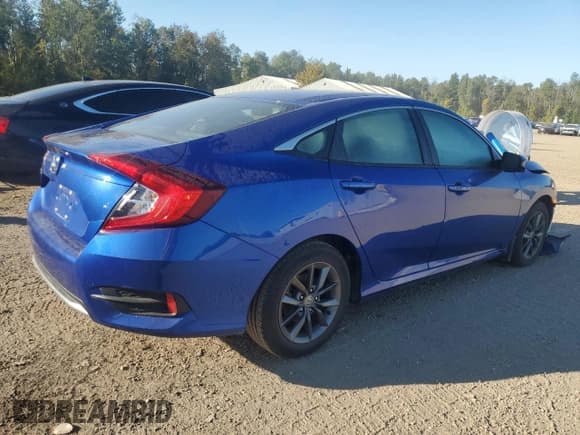 ✅ 2021 Honda Civic EX • VIN: 2HGFC2F7XMH006196 • Lot: 82164095. Listed on Copart with 28,614 mi. Free auction sales archive from the USA and detailed vehicle history report at DreamBid. Image 3.
