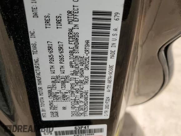 ✅ 2016 Toyota Tacoma TRD Sport • VIN: 5TFRZ5CN5GX003401 • Лот: 58762875. Опубликован ранее на Copart с пробегом 258 532 миль. Бесплатный доступ к архиву аукционных продаж из США и подробный отчёт об истории автомобиля на DreamBid. Изображение 12.