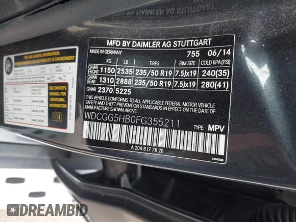 ✅ 2015 Mercedes-Benz GLK 350 • VIN: WDCGG5HB0FG355211 • Лот: 43423289. Опубликован ранее на IAAI с пробегом 134 133 миль. Бесплатный доступ к архиву аукционных продаж из США и подробный отчёт об истории автомобиля на DreamBid. Изображение 9.