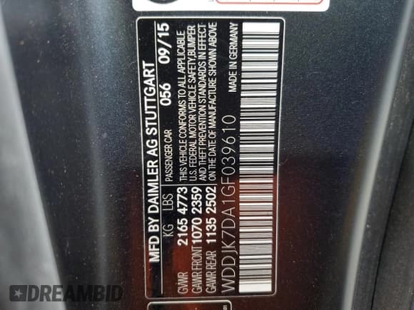 ✅ 2016 Mercedes-Benz SL 550 • VIN: WDDJK7DA1GF039610 • Lot: 52806595. Wystawiony na Copart z przebiegiem 21 359 mil. Bezpłatny archiwum sprzedaży aukcyjnych z USA i szczegółowy raport historii pojazdu na DreamBid. Zdjęcie 13.