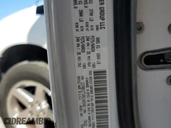 ✅ 2010 Dodge 1500 SLT • VIN: 1D7RB1CT3AS109349 • Lot: 82490655. Listed on Copart with 255,407 mi. Free auction sales archive from the USA and detailed vehicle history report at DreamBid. Image 12.