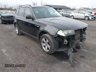 ✅ 2008 BMW X3 3.0si • VIN: WBXPC93498WJ19153 • Lot: 43677610. Listed on IAAI with 146,148 mi. Free auction sales archive from the USA and detailed vehicle history report at DreamBid. Image 1.