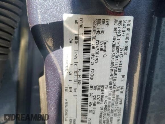 ✅ 2018 Ford C-Max Titanium • VIN: 1FADP5DU6JL105882 • Lot: 52402735. Wystawiony na Copart z przebiegiem Nie podano. Bezpłatny archiwum sprzedaży aukcyjnych z USA i szczegółowy raport historii pojazdu na DreamBid. Zdjęcie 13.