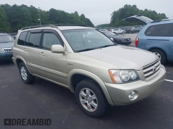 2002 Toyota Highlander z VIN JTEHF21A920048664, wystawiony jako IAAI lot #42979720 z przebiegiem 129 460 mil mil oraz . Historia ofert i sprzedaży dostępna na DreamBid. Obrazek 1.