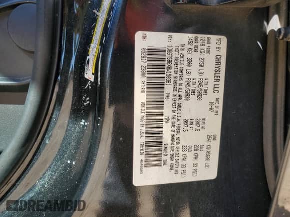 2008 Dodge Nitro R/T с VIN 1D8GT586X8W150381, выставлен на аукционе Copart как лот 75894974 с пробегом 217 729 миль миль и Списание • Salvage title. История ставок и продаж доступна на DreamBid. Изображение 15.