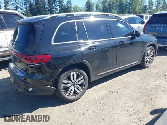 ✅ 2022 Mercedes-Benz EQB 300 • VIN: W1N9M0KBXNN012265 • Lot: 42192191. Listed on IAAI with 22,143 mi. Free auction sales archive from the USA and detailed vehicle history report at DreamBid. Image 4.