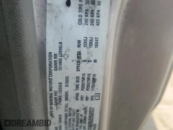 ✅ 2006 Chevrolet Colorado LS • VIN: 1GCCS198968258937 • Лот: 59945425. Опубликован ранее на Copart с пробегом 192 706 миль. Бесплатный доступ к архиву аукционных продаж из США и подробный отчёт об истории автомобиля на DreamBid. Изображение 12.