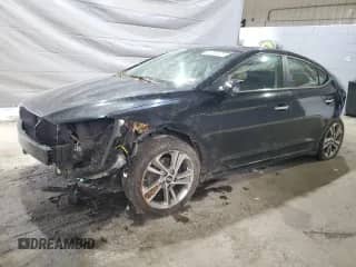 2017 Hyundai Elantra Limited with VIN KMHD84LFXHU207139, listed as a Copart auction lot 86726525 with 132,023 mi miles and Salvage title. Bid and sale history available at DreamBid. Image 1.