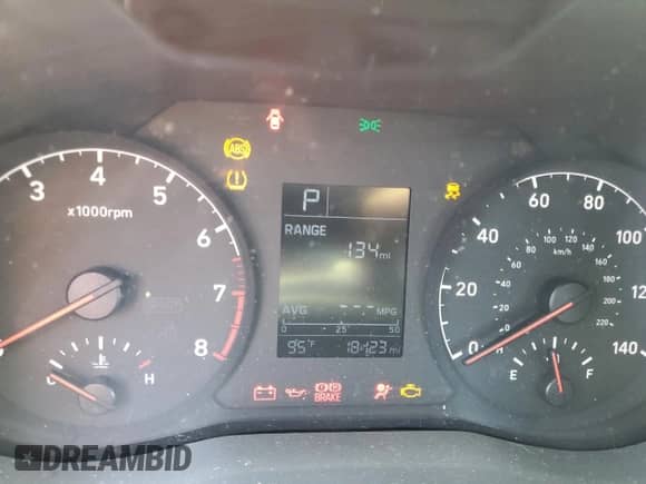 2022 Hyundai Accent SEL z VIN 3KPC24A64NE174623, wystawiony jako Copart lot #52722574 z przebiegiem 18 123 mil mil oraz Szkoda całkowita • Salvage title. Historia ofert i sprzedaży dostępna na DreamBid. Obrazek 9.