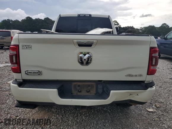 ✅ 2020 Ram 2500 Longhorn • VIN: 3C6UR5GL8LG147355 • Lot: 59675815. Listed on Copart with 53,147 mi. Free auction sales archive from the USA and detailed vehicle history report at DreamBid. Image 6.