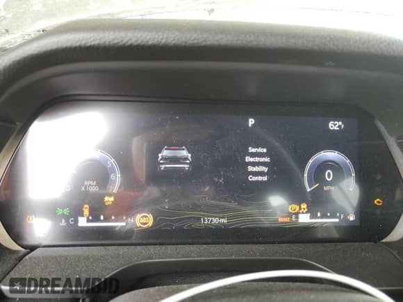 2022 Jeep Grand Cherokee Altitude with VIN 1C4RJGAG7N8584852, listed as a Copart auction lot 53094185 with 13,730 mi miles and Salvage title. Bid and sale history available at DreamBid. Image 9.