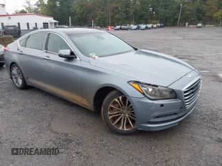 2015 Hyundai Genesis 3.8L z VIN KMHGN4JEXFU079384, wystawiony jako IAAI lot #43178136 z przebiegiem Nie podano mil oraz . Historia ofert i sprzedaży dostępna na DreamBid. Obrazek 1.